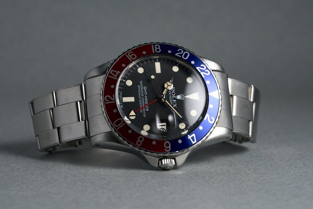 1960 Rolex GMT Ref: 1675 PCG Mk Dial with Service Papers OP 1989