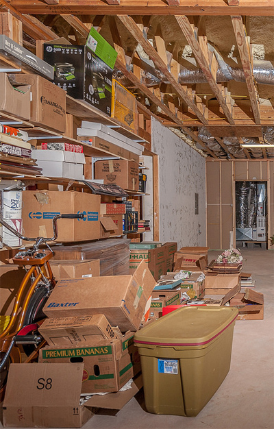 Avoid using cardboard boxes for basement storage. — Healthy House