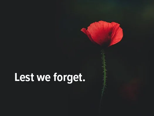 Lest we forget