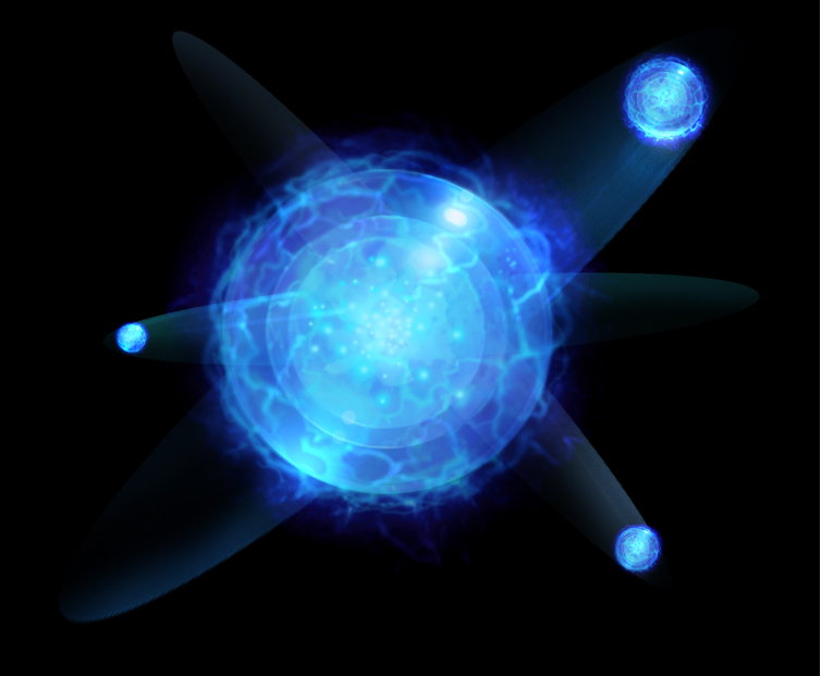 bozon inside an atom
