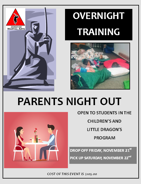 Overnight Training/Parents Night Out