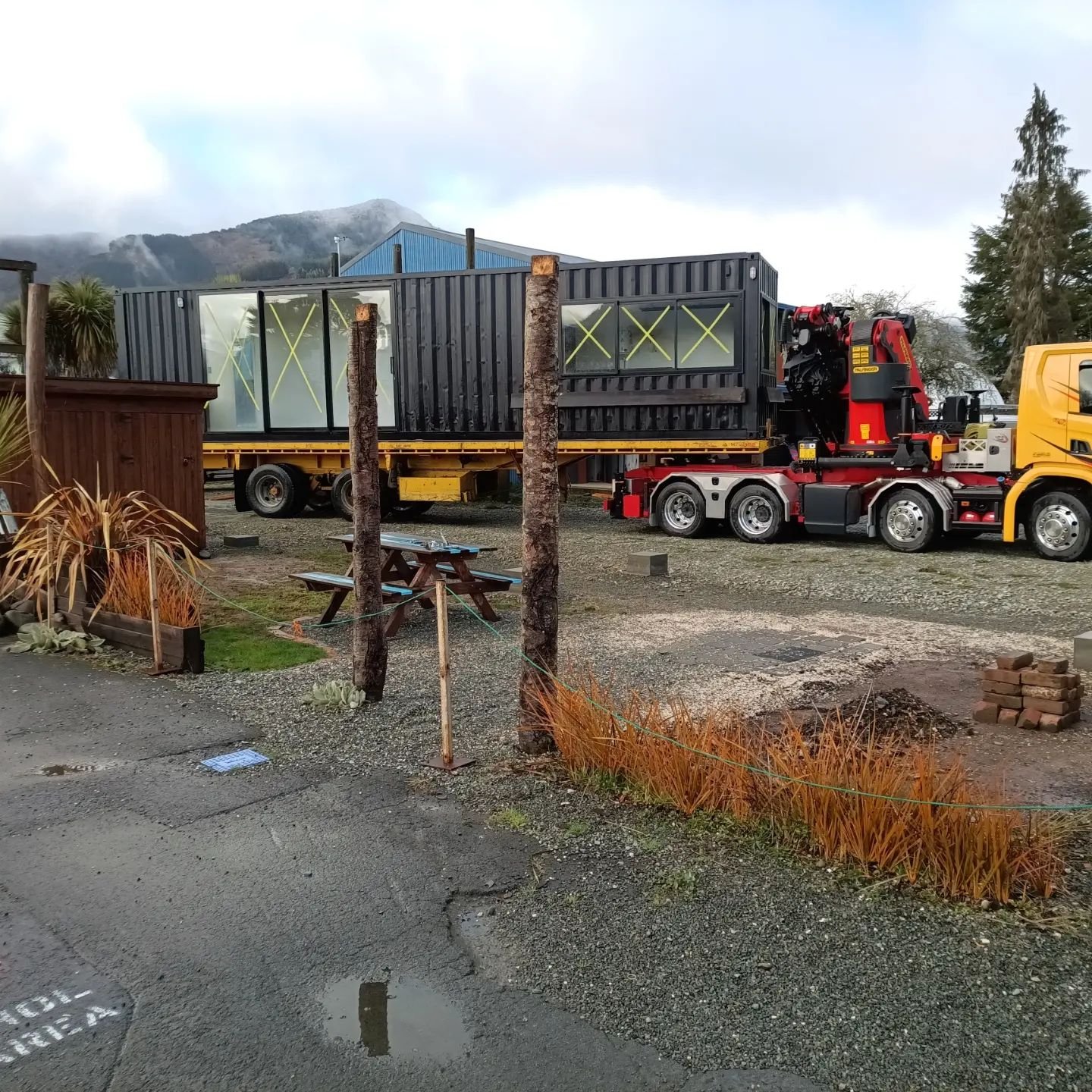 And so a new journey begins. Goodbye little, yellow, caravan, you served us well. Hello bigger space and new opportunities...still a lot of work to be done before we open for a new season...we will keep you updated on our progress.