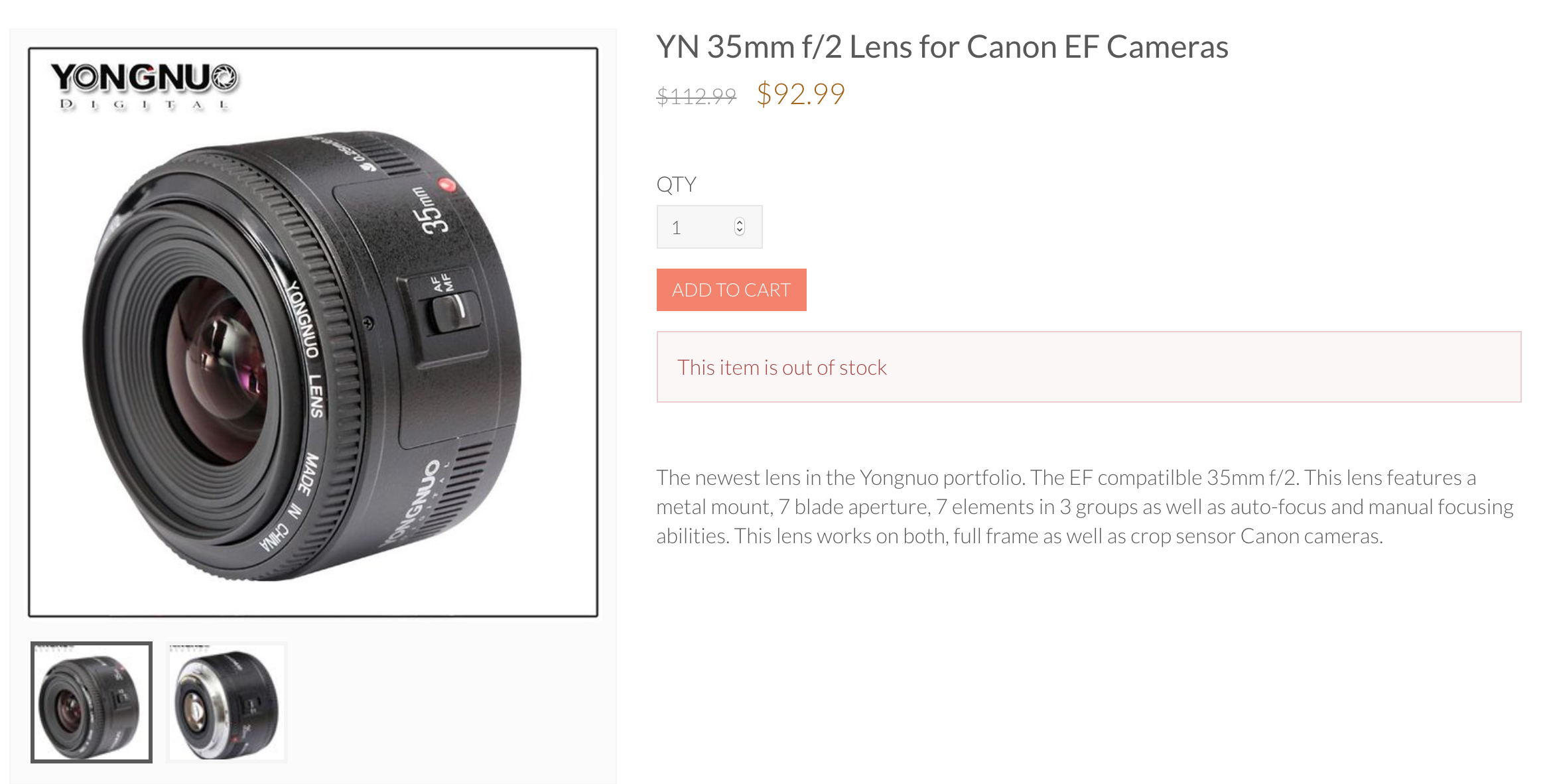 35mm Lens for wide angles such as groups of people or tourism.