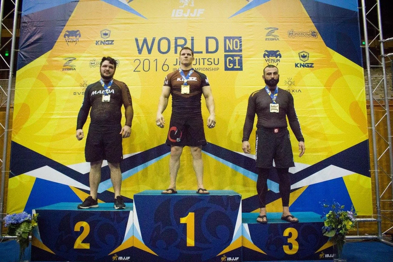 Tyler Beckley winning Brown Belt No-Gi Worlds in 2016