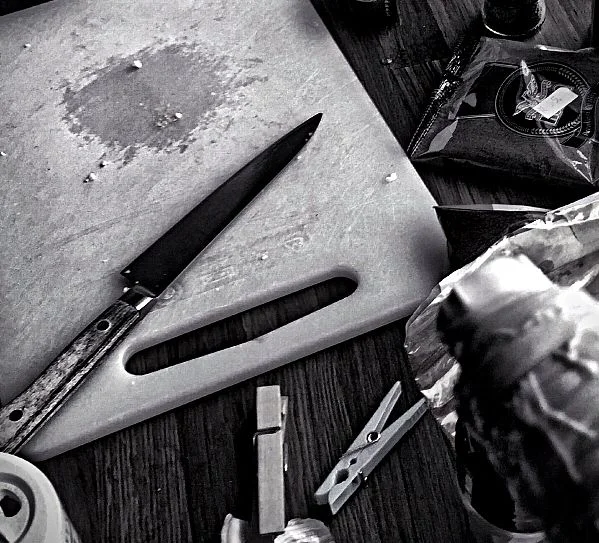 Getting ready to make sausages........