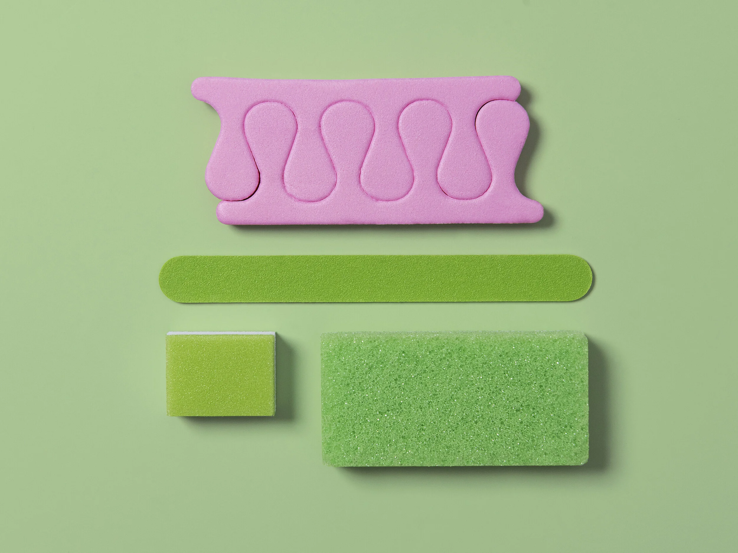 File, Mini buffer, pumice &amp; toe separator set