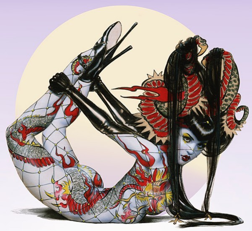 Image by Olivia De Berardinis - @oliviapinupart on Instagram
