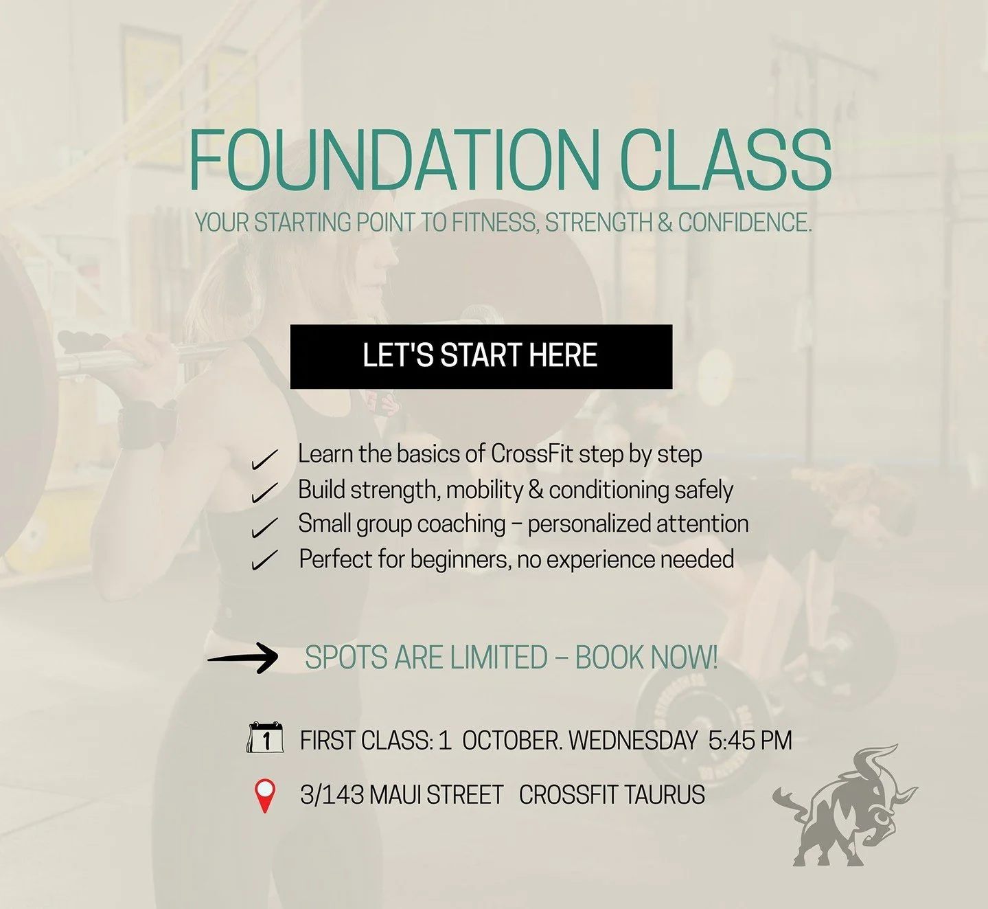 👊 Start Strong with Our Foundation Class 👊

Every journey needs a solid base &mdash; and that&rsquo;s exactly what our Foundation Class is designed to give you. Whether you&rsquo;re brand new to training or just curious about CrossFit, this is your