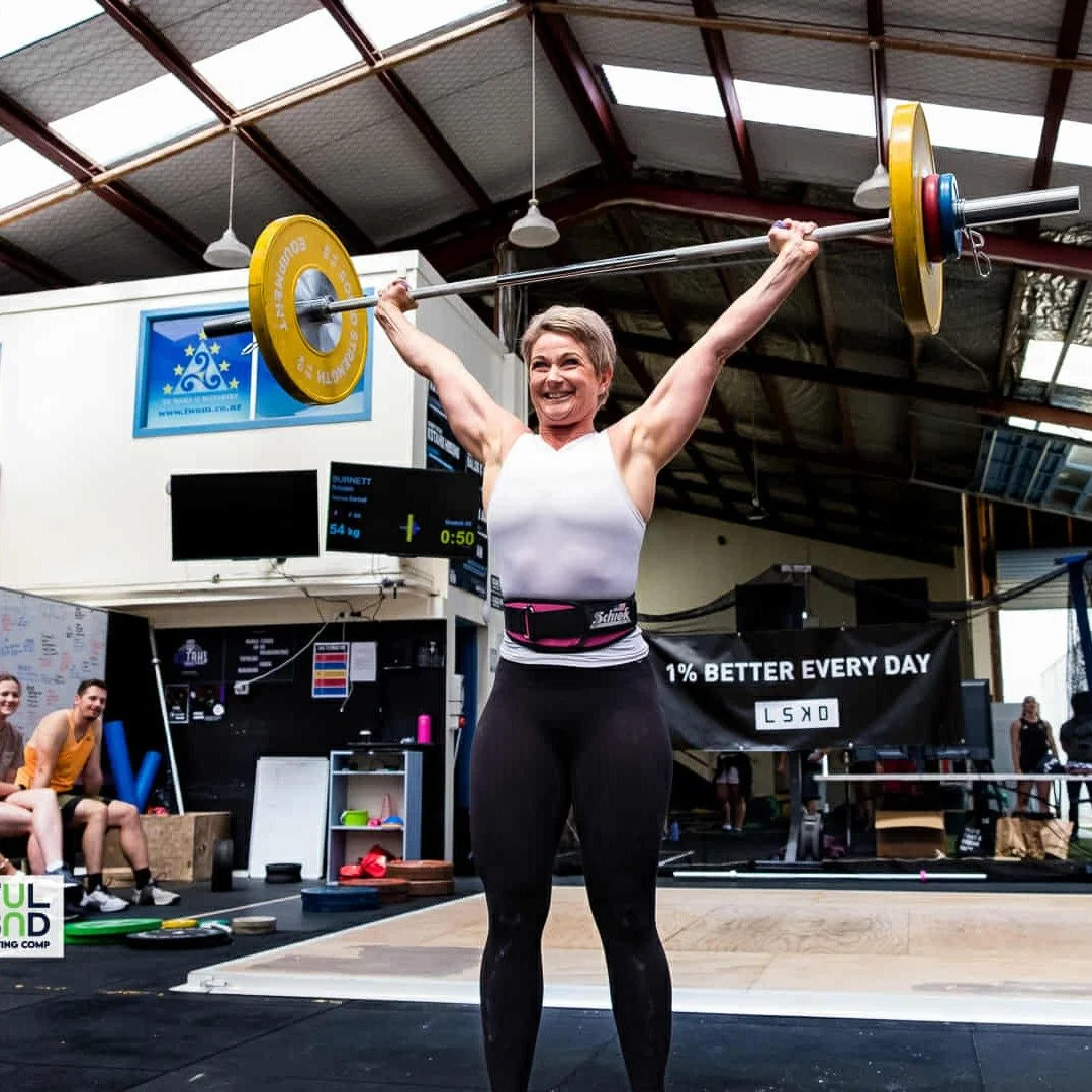 Wishing Coach Nyx @burnettk99 all the best at NZ Nationals Masters Weightlifting! 
This weekend, our very own Coach Nyx hits the platform at NZ Masters Nationals — competing in the 69 kg weight class, Saturday 2 PM!
We couldn’t be proud