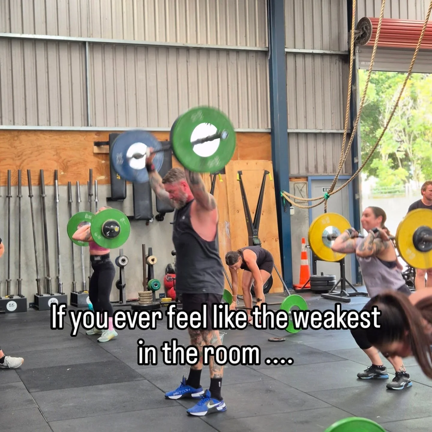 If you're here doing it ... you're winning!! 🏋&zwj;♂️🏋&zwj;♂️

#trendingreels #crossfit #gym #showup