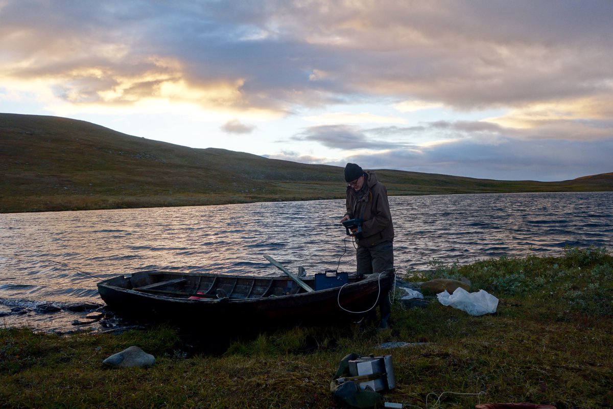 Jan Karlson monitoring Arctic lakes