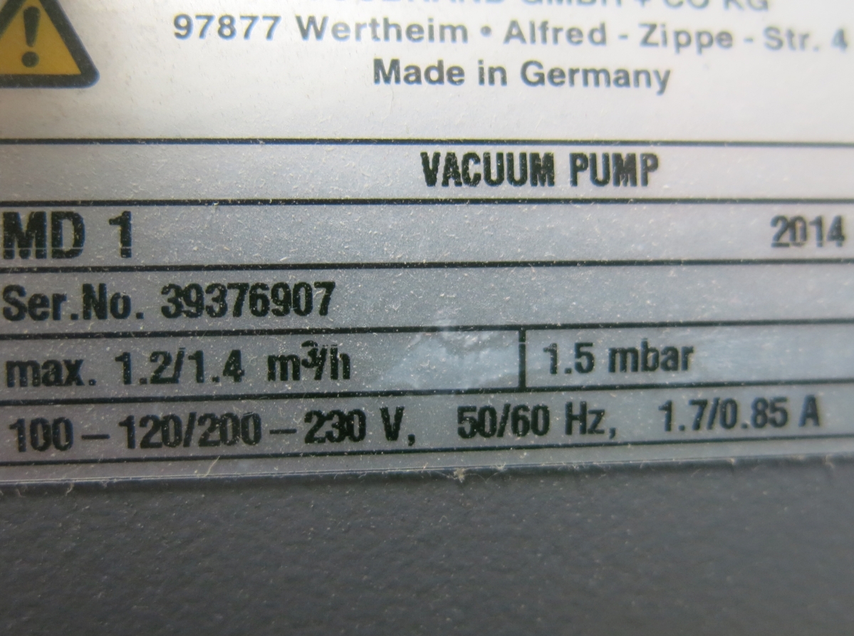 Vacuubrand Pump MD 1C_03.JPG