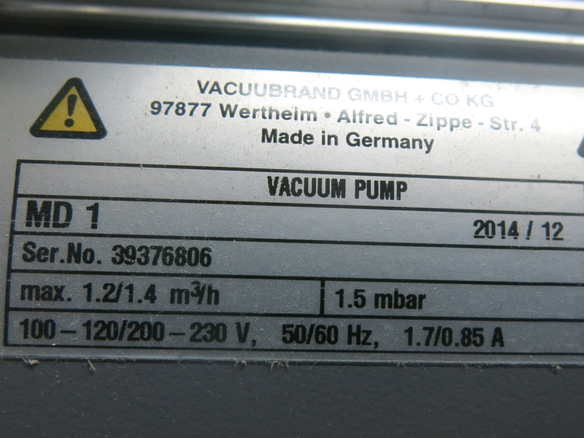 Vacuubrand Pump MD 1C_04.JPG