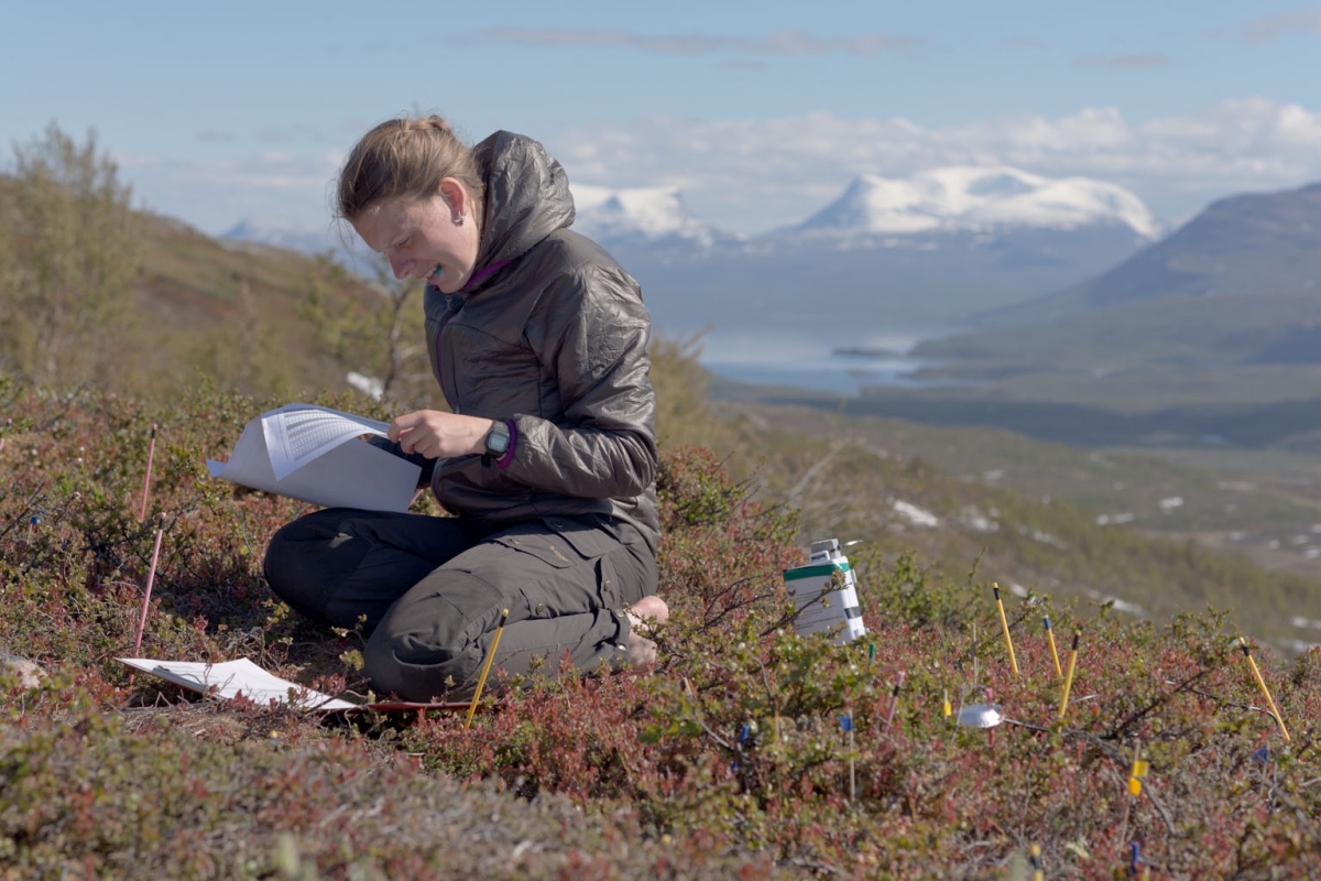 Signe Lett doing field work Iva van Krunkelsven.jpg