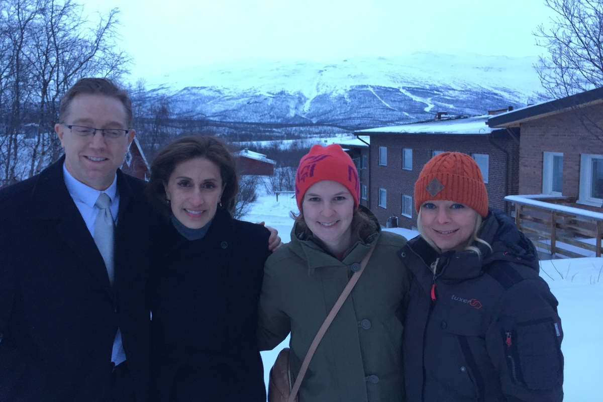 US Ambassador Azita Raji and her team in Abisko.jpg