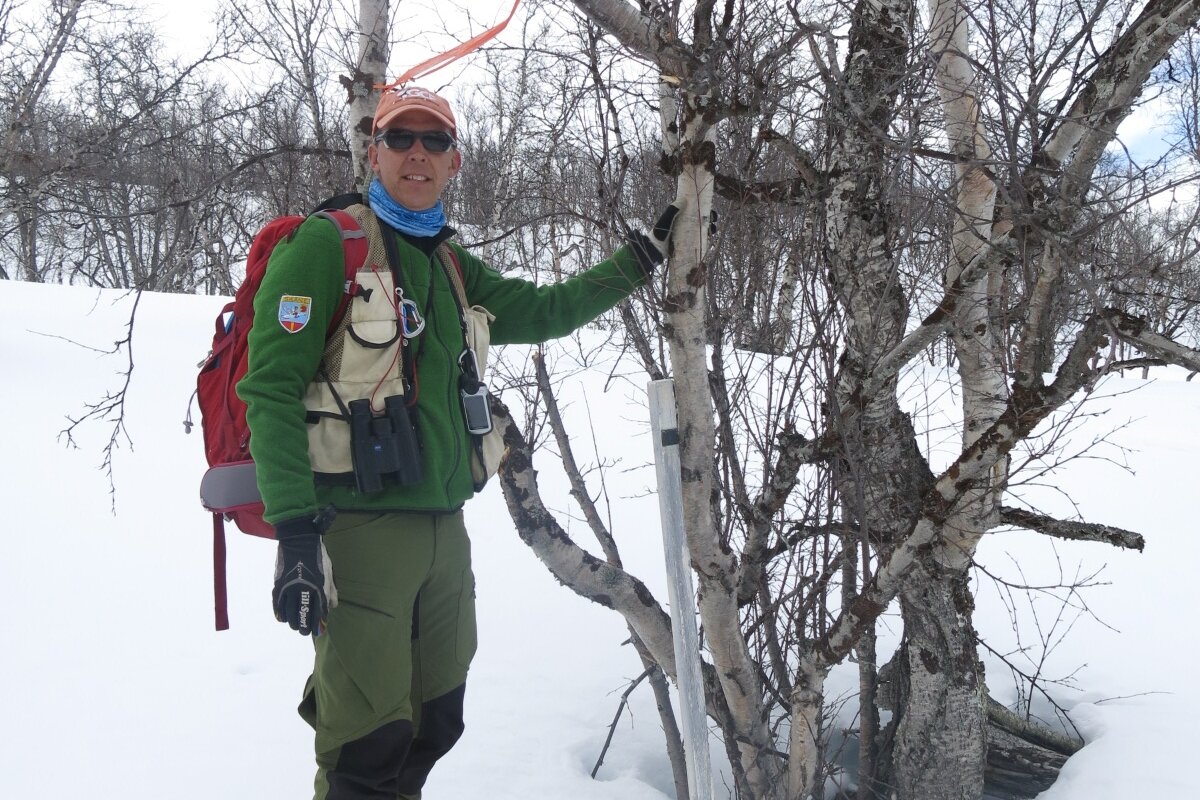 Keith Larson on the Fries transect 20170510.jpg