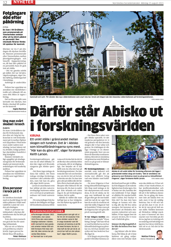 Dårför står Abisko ut i forskiningsvårlden