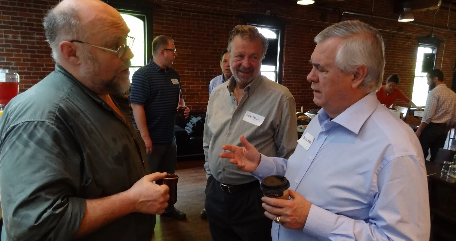 (l-r) John Foyston, Dick Ponzi, Carlos Alvarez