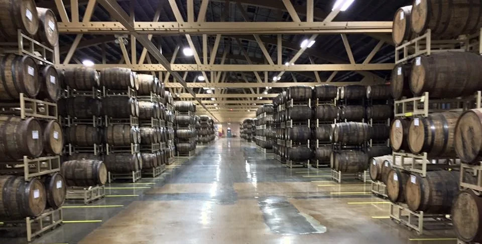 Even this doesn't capture the enormity of the barrel house.