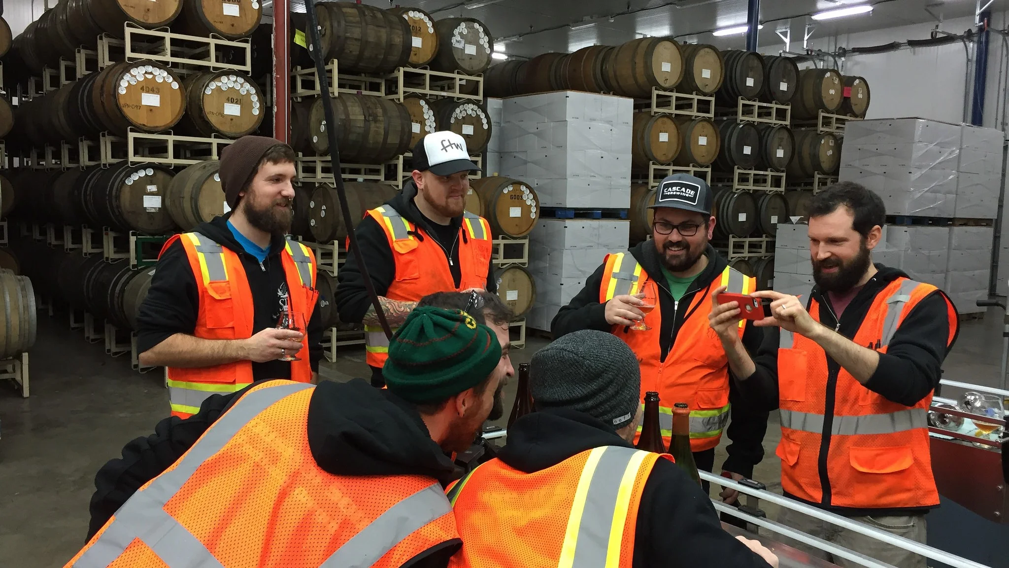 When Ron Gansberg dips into the cellar at Cascade Brewing, sometimes the rarities require documentation.
