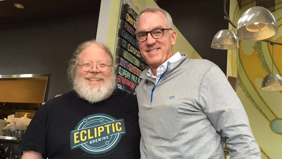 Dan Kenary on the right, with Ecliptic's John Harris.
