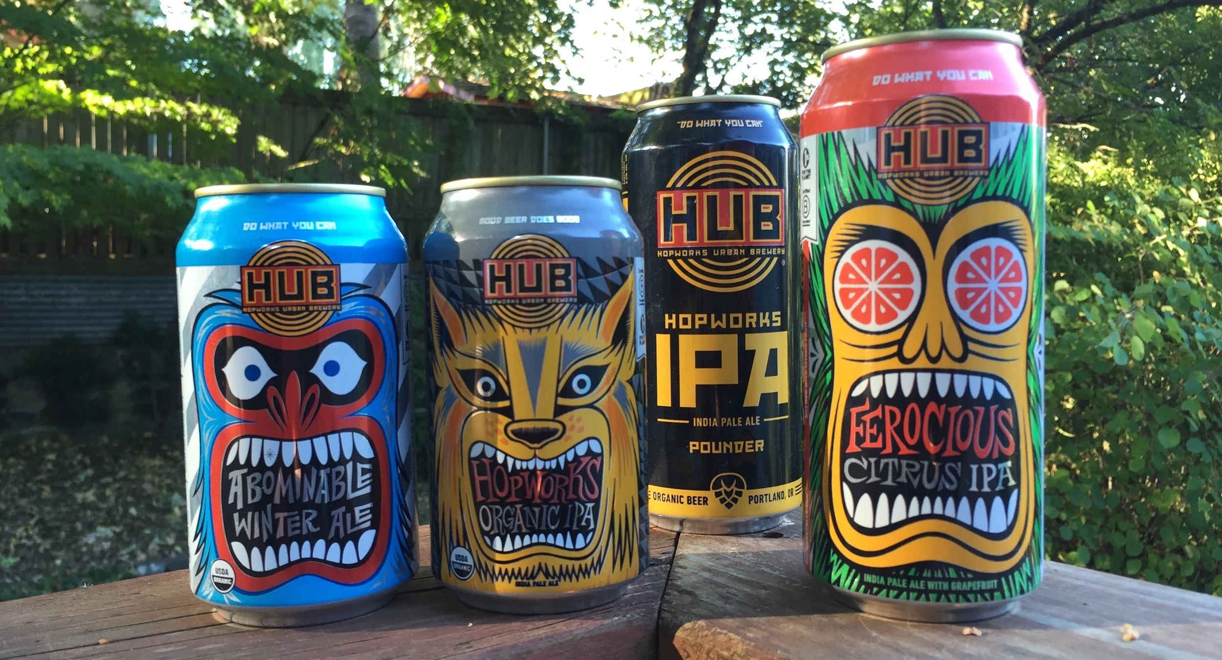 Beasts. The old and new IPAs are in the middle.