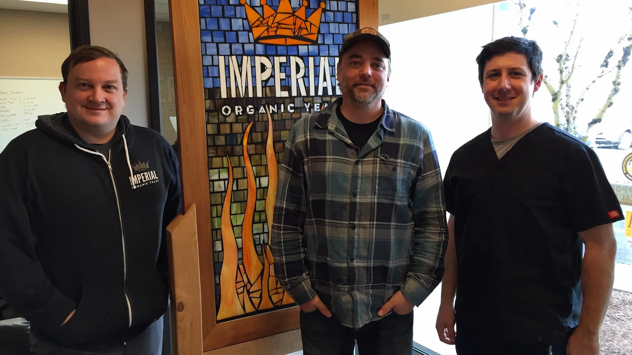 The men of Imperial yeast labs, who appeared on the podcast.