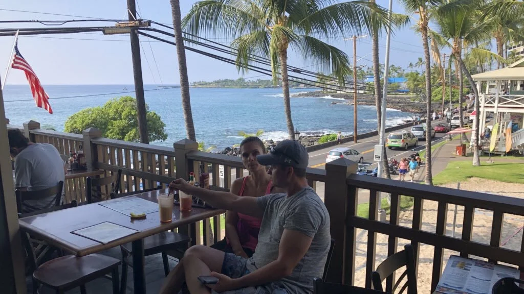 Started my year off by turning 50. (😬) I celebrated by visiting the Big Island, where I went to pubs like this one with no walls. (😀)
