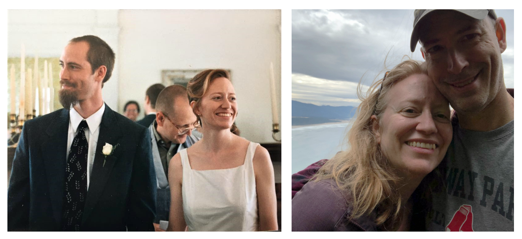 Us, then(ish) and now.
