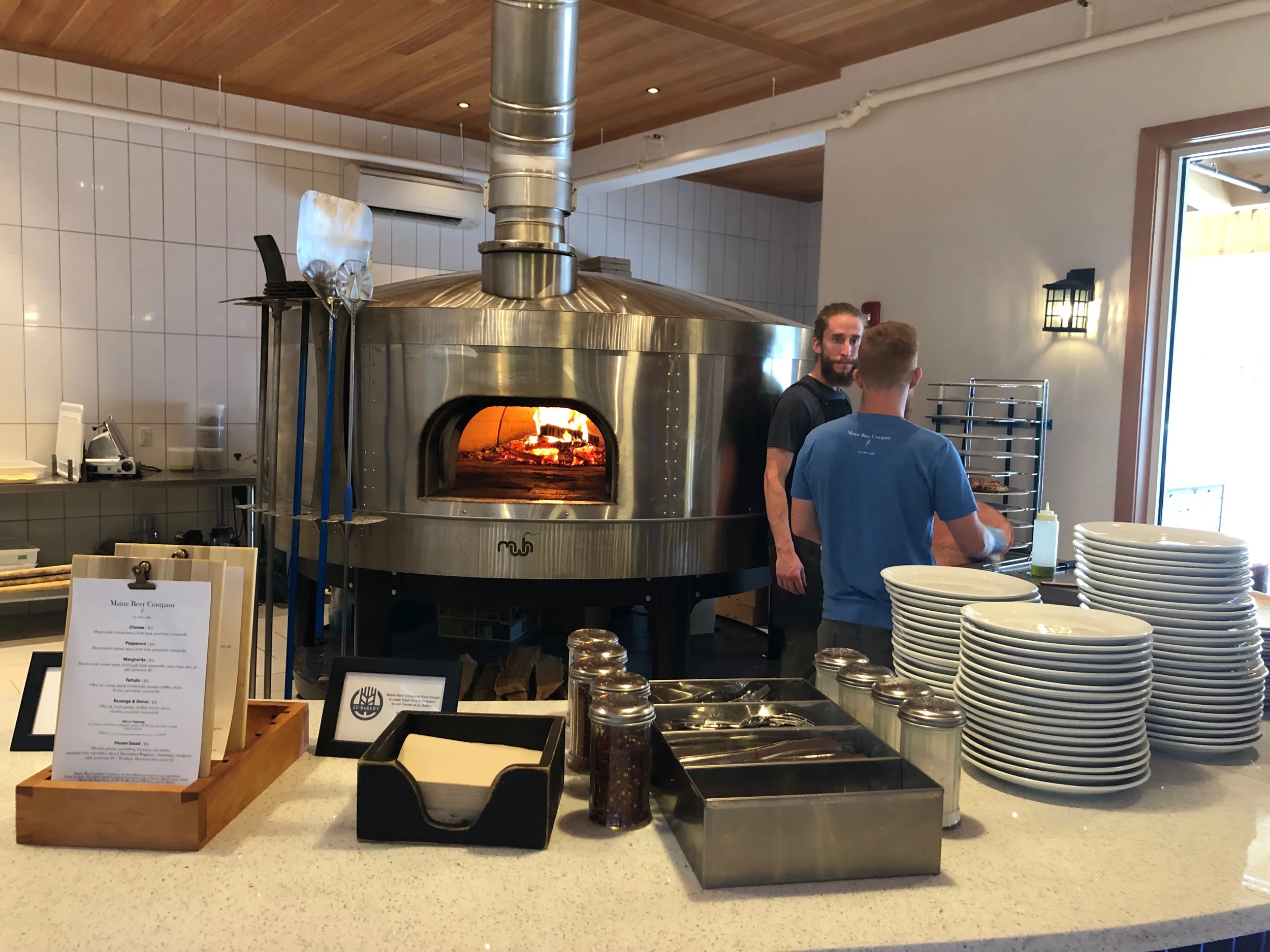 Just a tasting room no more. Now you can get pizza and other comestibles.