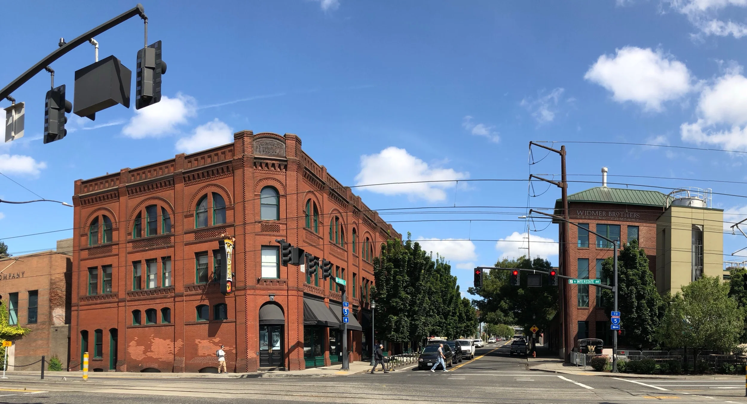 The Widmer Brewery was quiet yesterday afternoon.