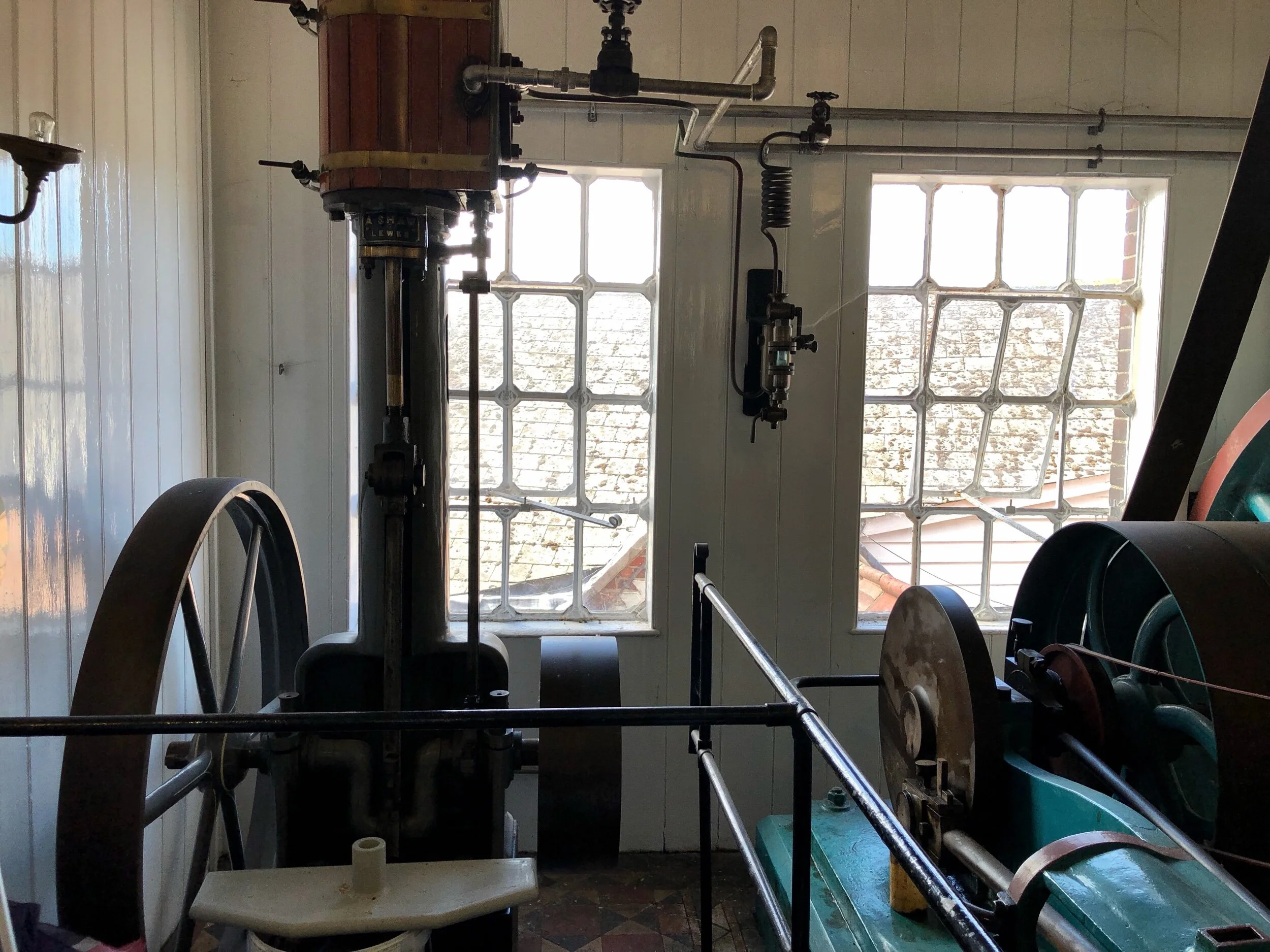 The old steam engine. It’s no longer used, but they fire it up once a year ceremonially.