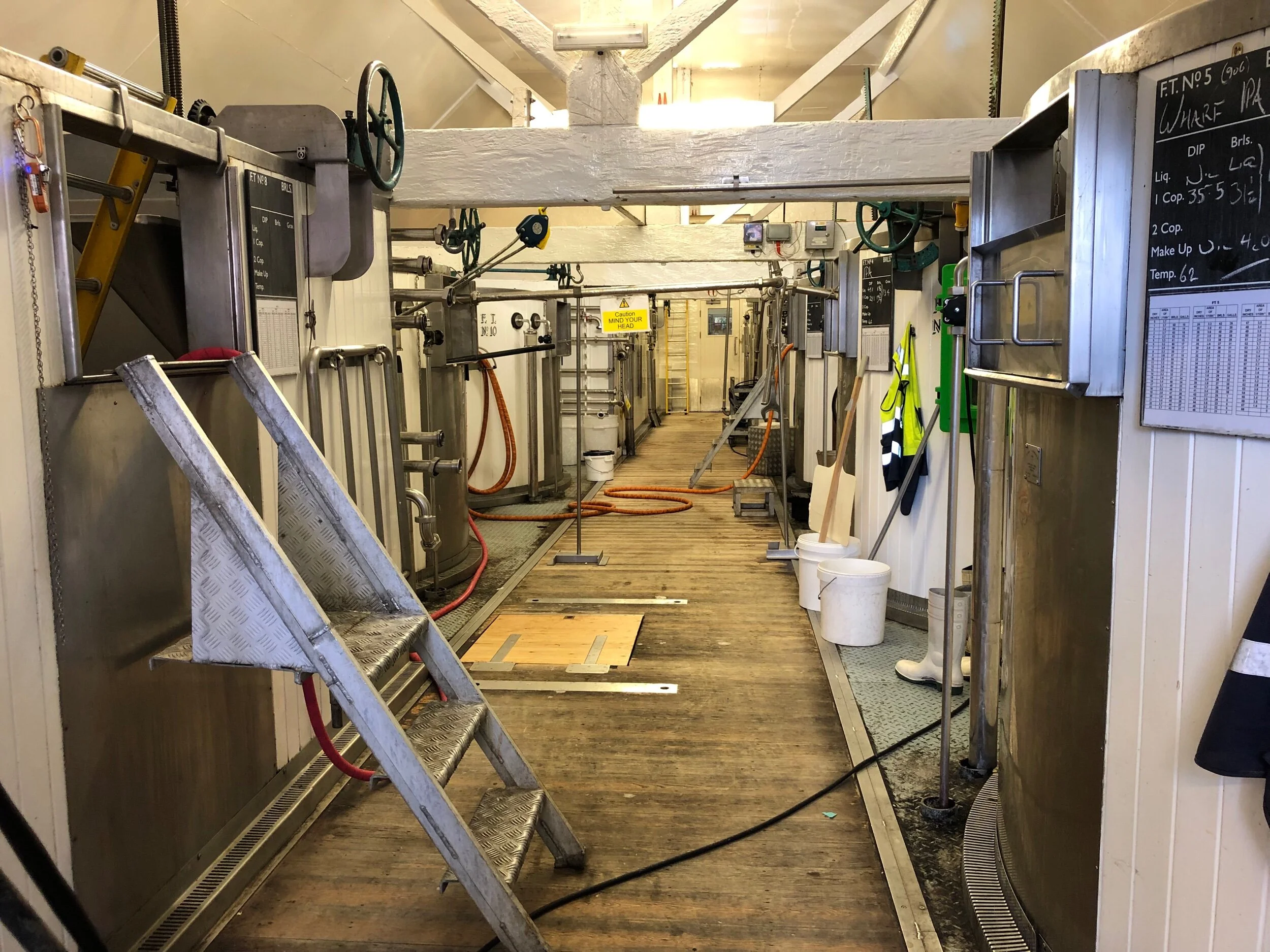 Fermentation room.