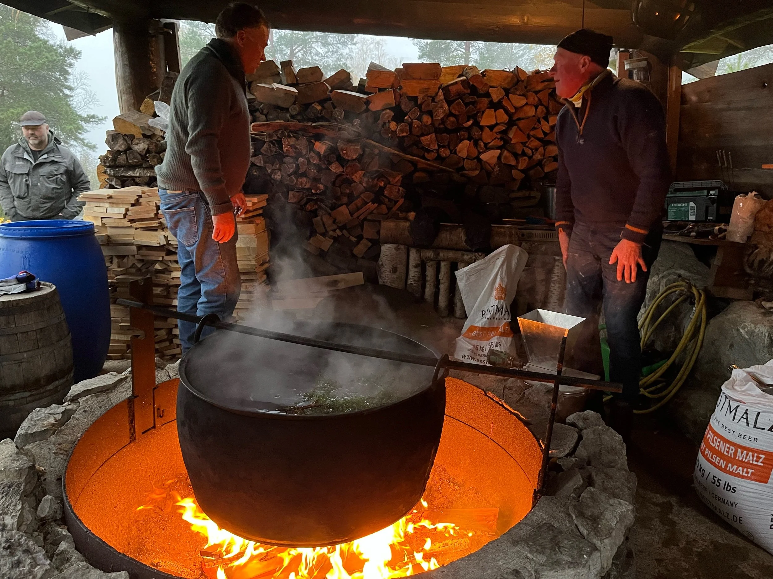 Brewing Raw Ale in Hornindal