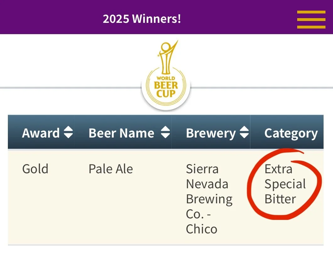 Is Sierra Nevada Pale Ale an ESB?