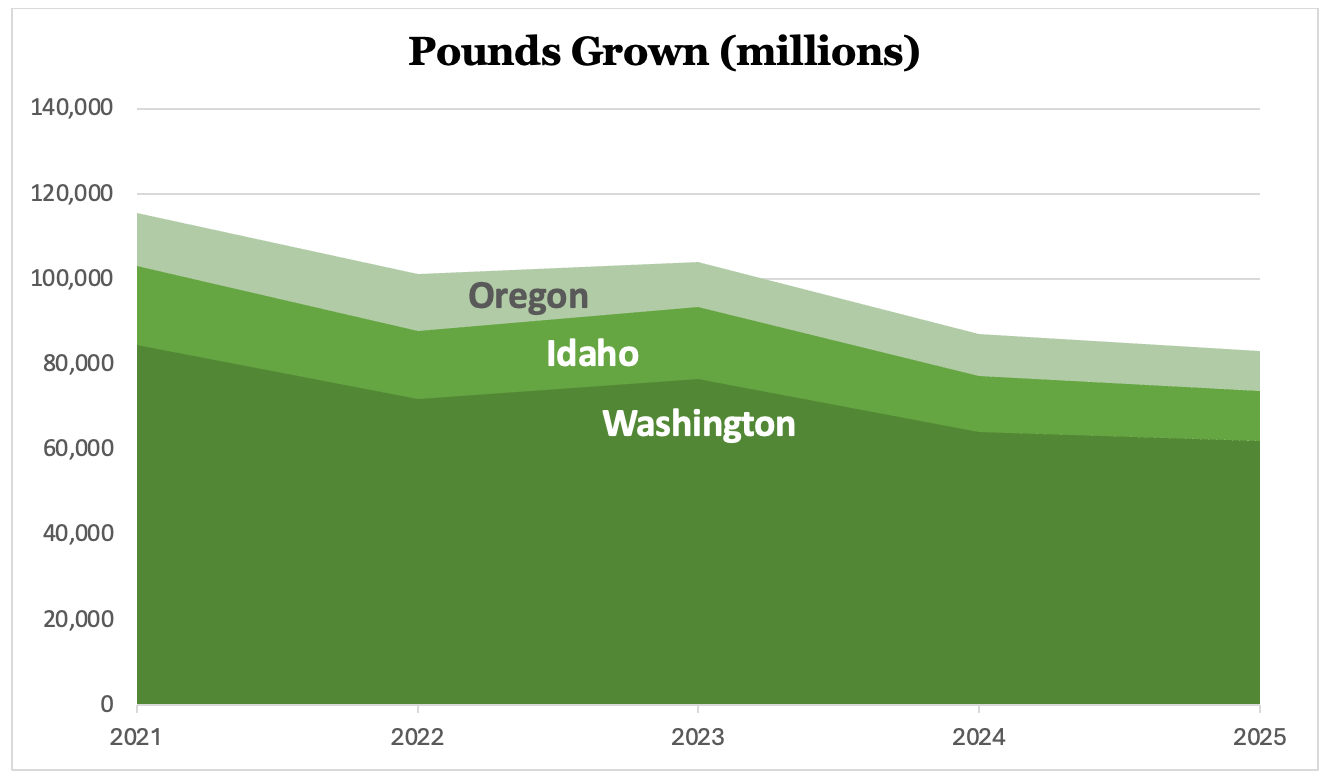 Hops Are Finding Equilibrium