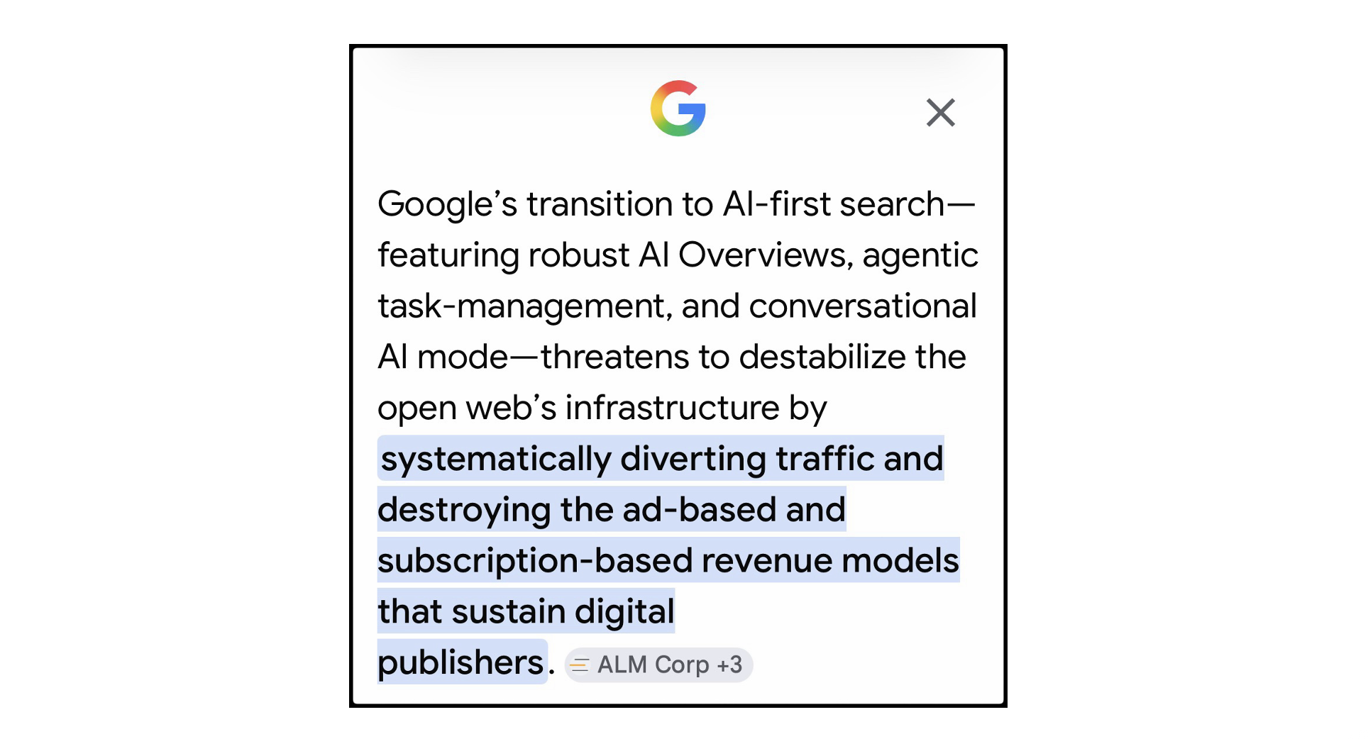 Google Is About to Cripple the Internet