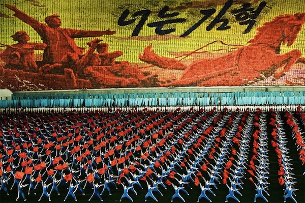 Photograph by Sam Gellman from the Mass Games in North Korea
