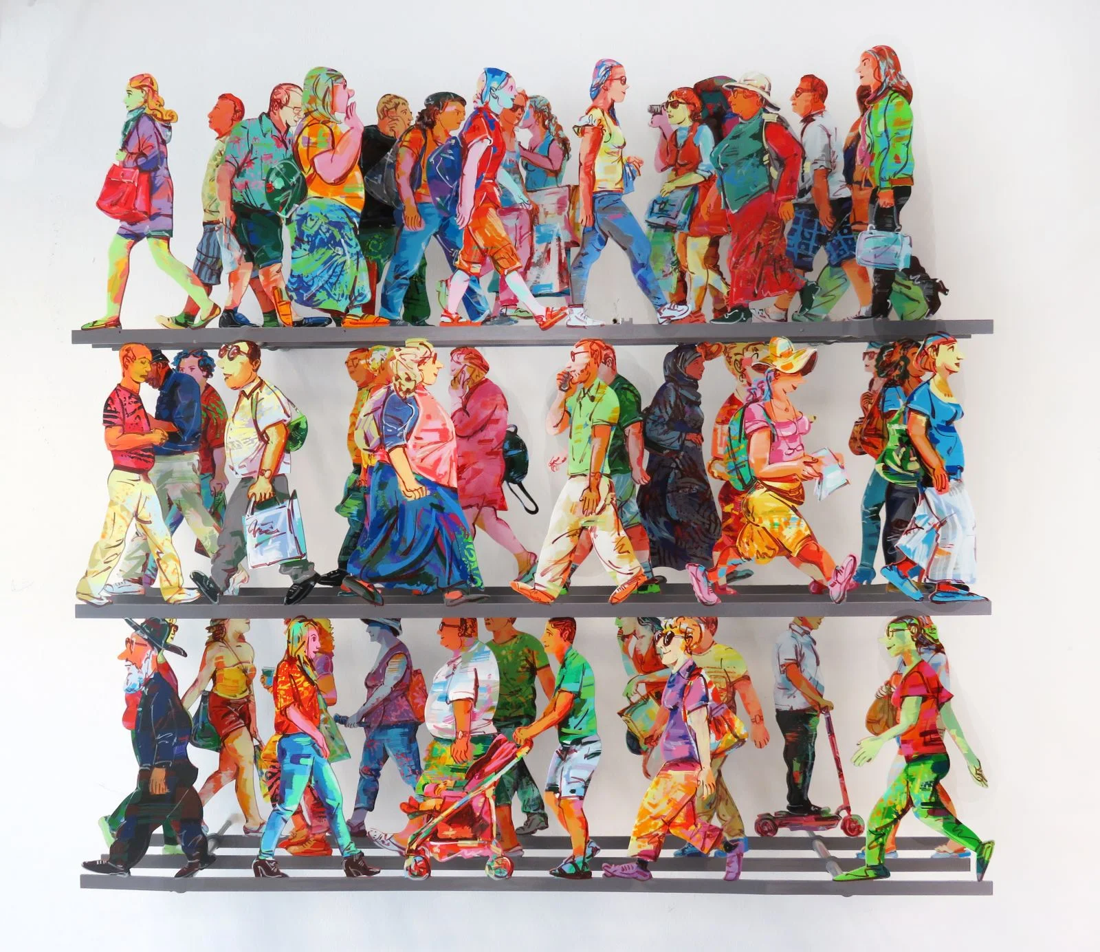 David Gerstein’s “Fifth Avenue” wall sculpture