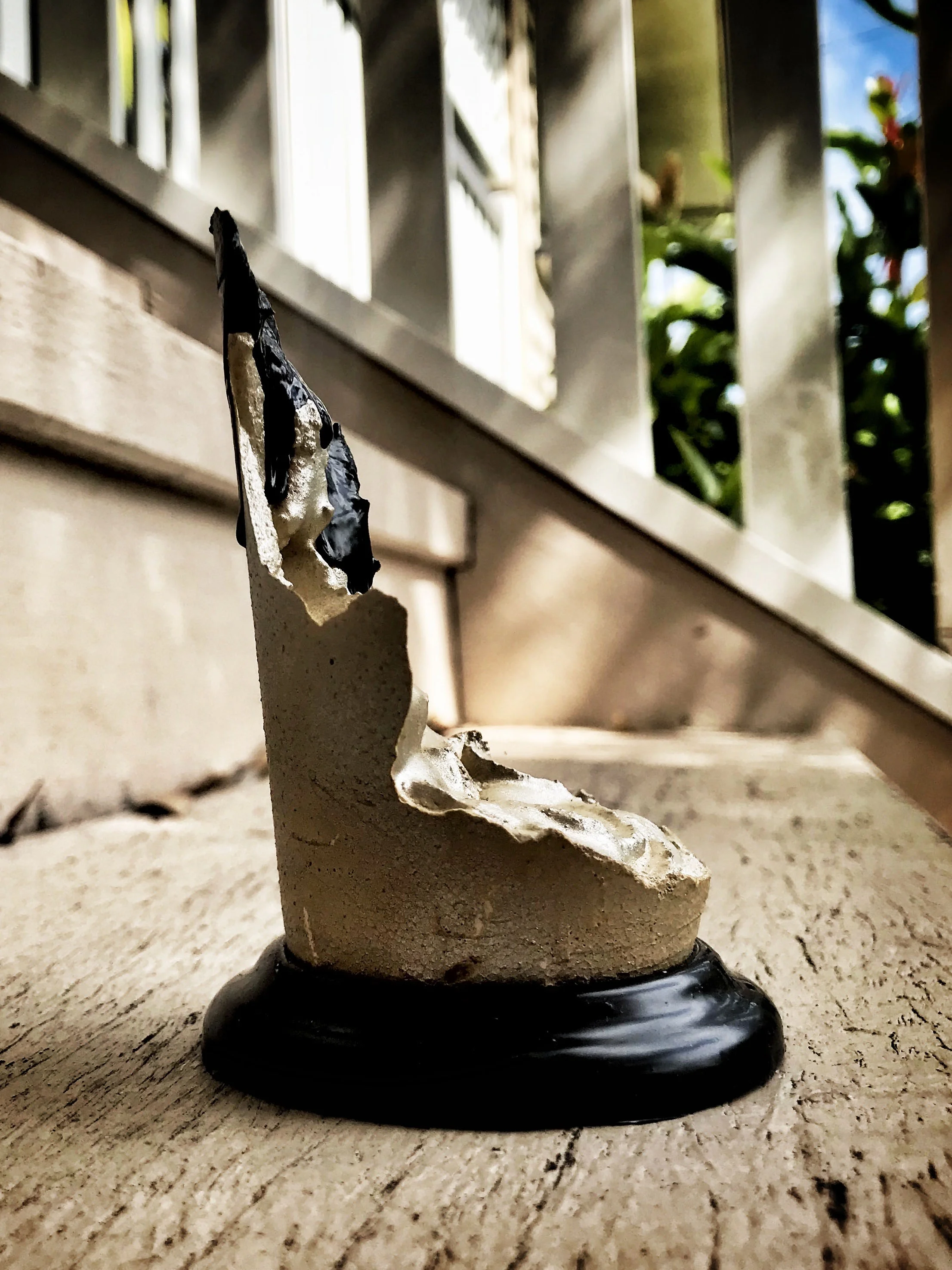 Throne Plaster and Metal 7cm x 7cm x 10 cm 2019 The wealthiest 1 percent of the world's population owns more than half of the world's wealth. There are like 36 million millionaires in the world, and their numbers are expected to grow to 44 million by 2022. This shows that the gap between rich and poor is far greater than imagined. Big business and the super-rich are fueling the inequality crisis by dodging taxes, driving down wages and using their power to influence politics.