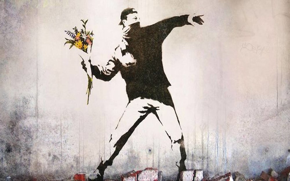 Impressions Beaux-arts Image De Toile Banksy Graffiti Rue Art