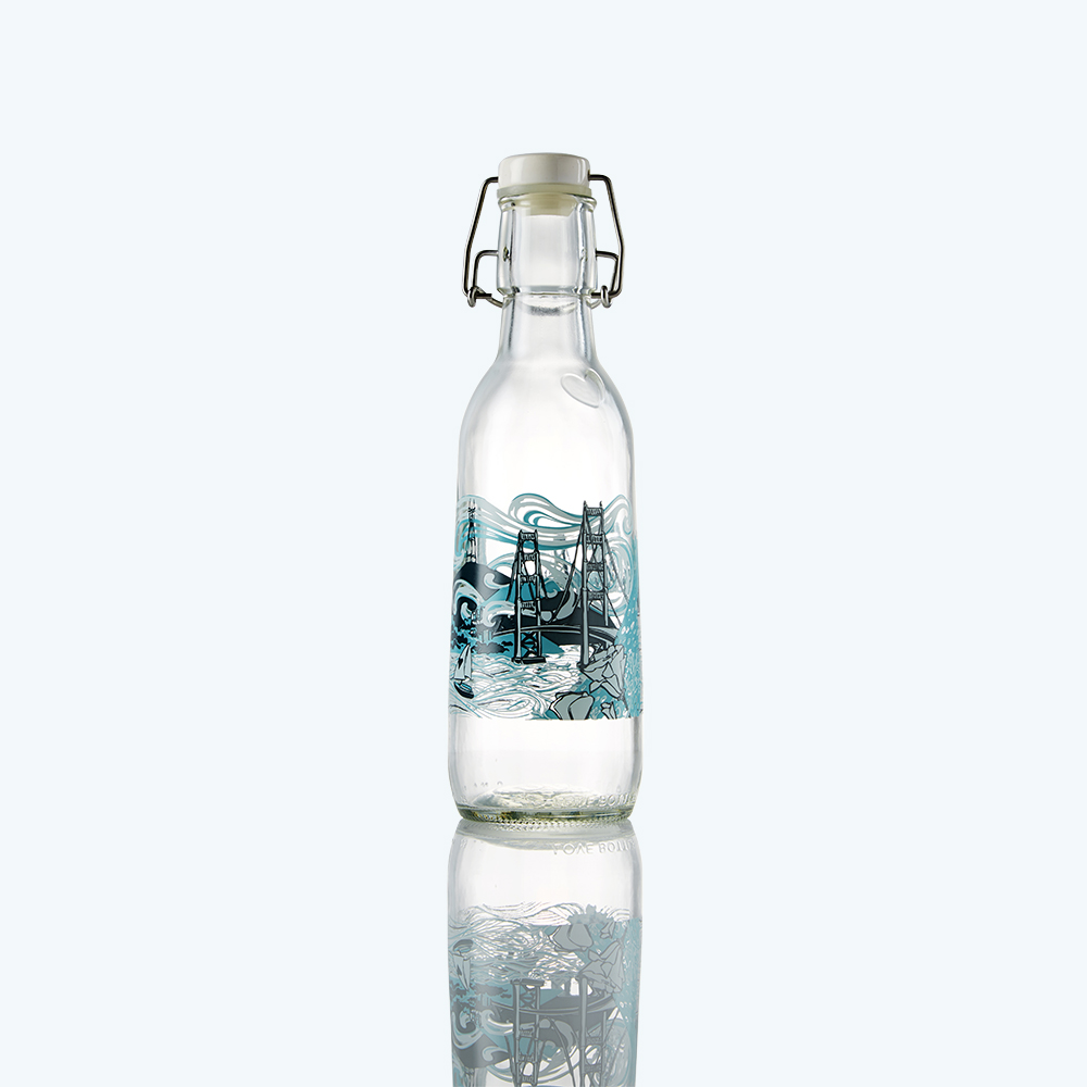 A Beautiful Custom Branded 100% USA made Glass Bottle — Love