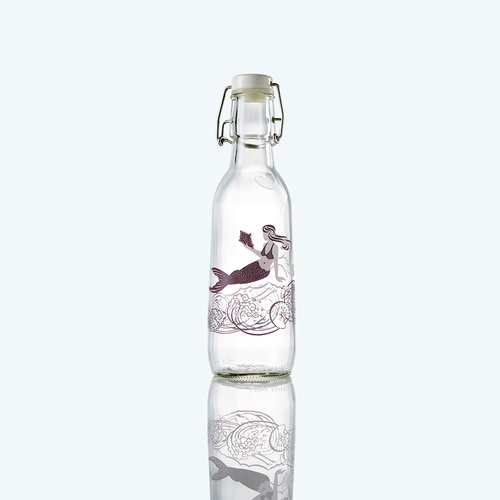 Made in USA - Om — Love Bottle - Beautiful Reusable Glass Water Bottles