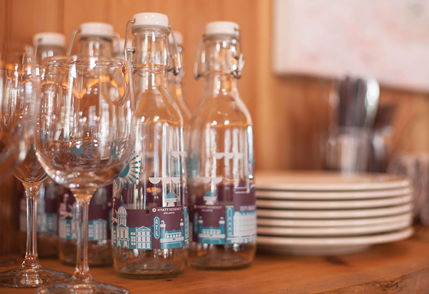 Love Bottle - Beautiful Reusable Glass Water Bottles