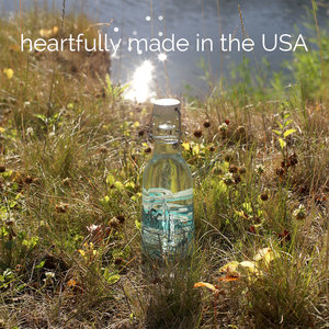 Made in USA - Love our Waters — Love Bottle - Beautiful Reusable Glass  Water Bottles