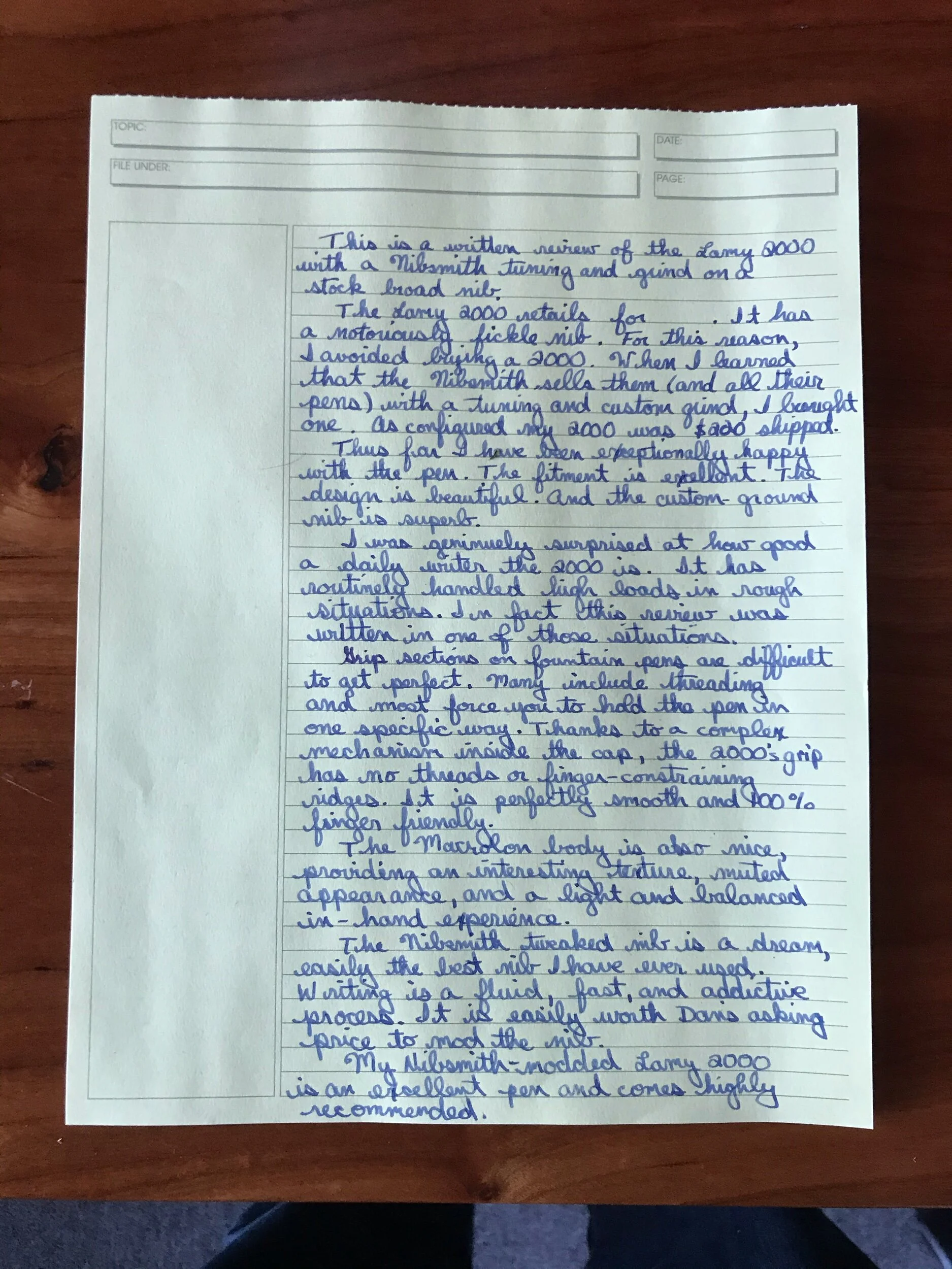 Lamy 2000 Review Everyday Commentary