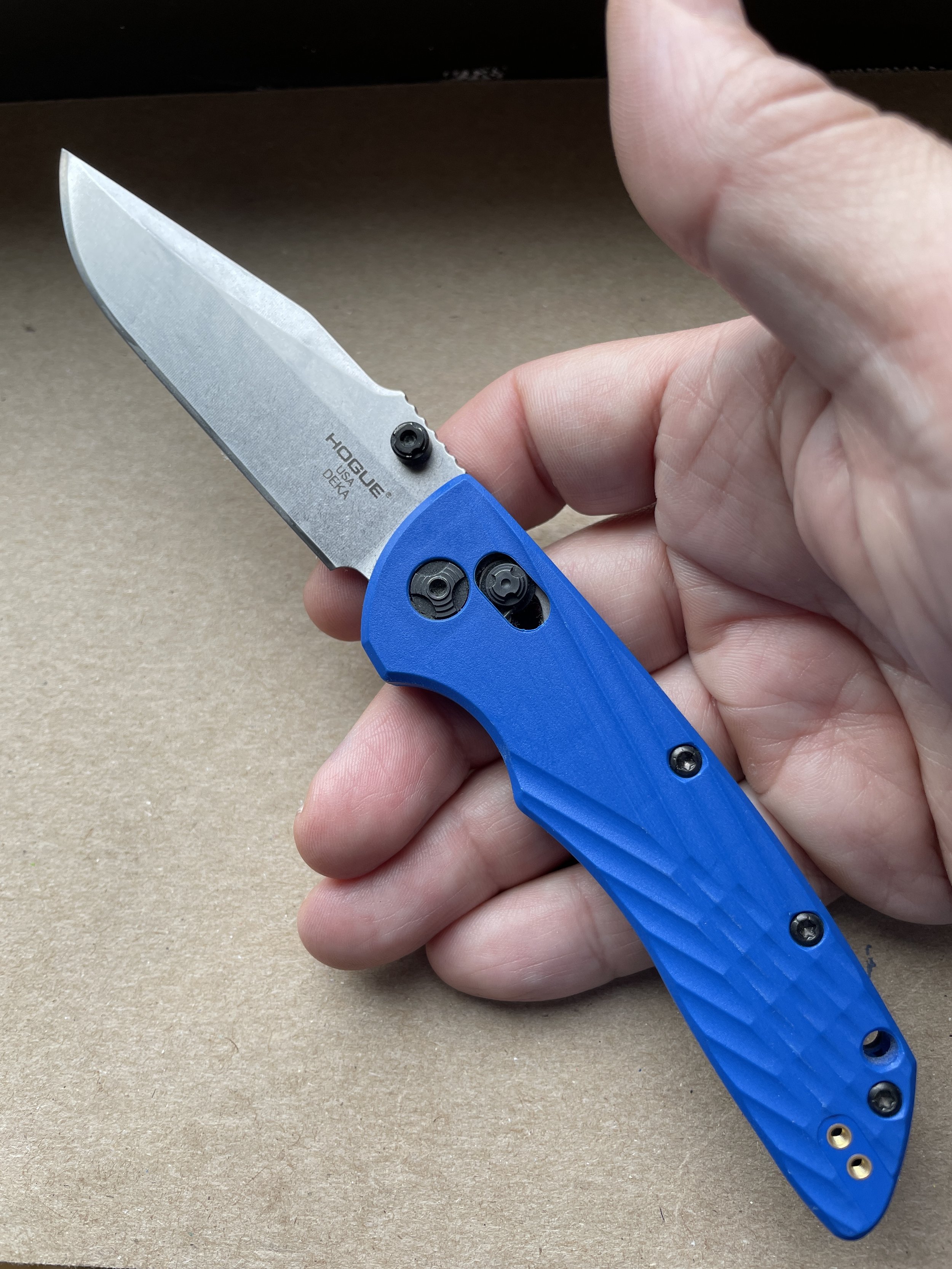 6 Utility Knife - eXo Blue