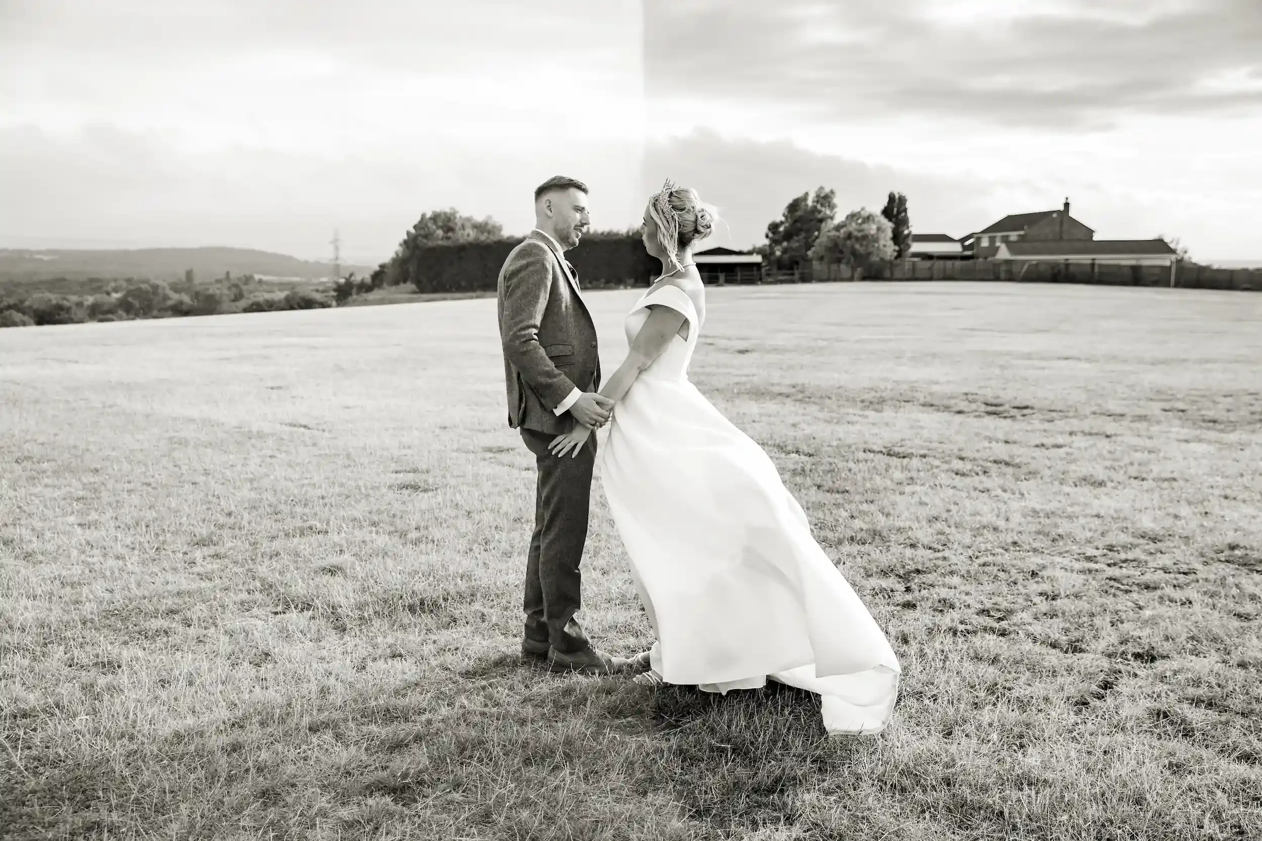 Outside wedding