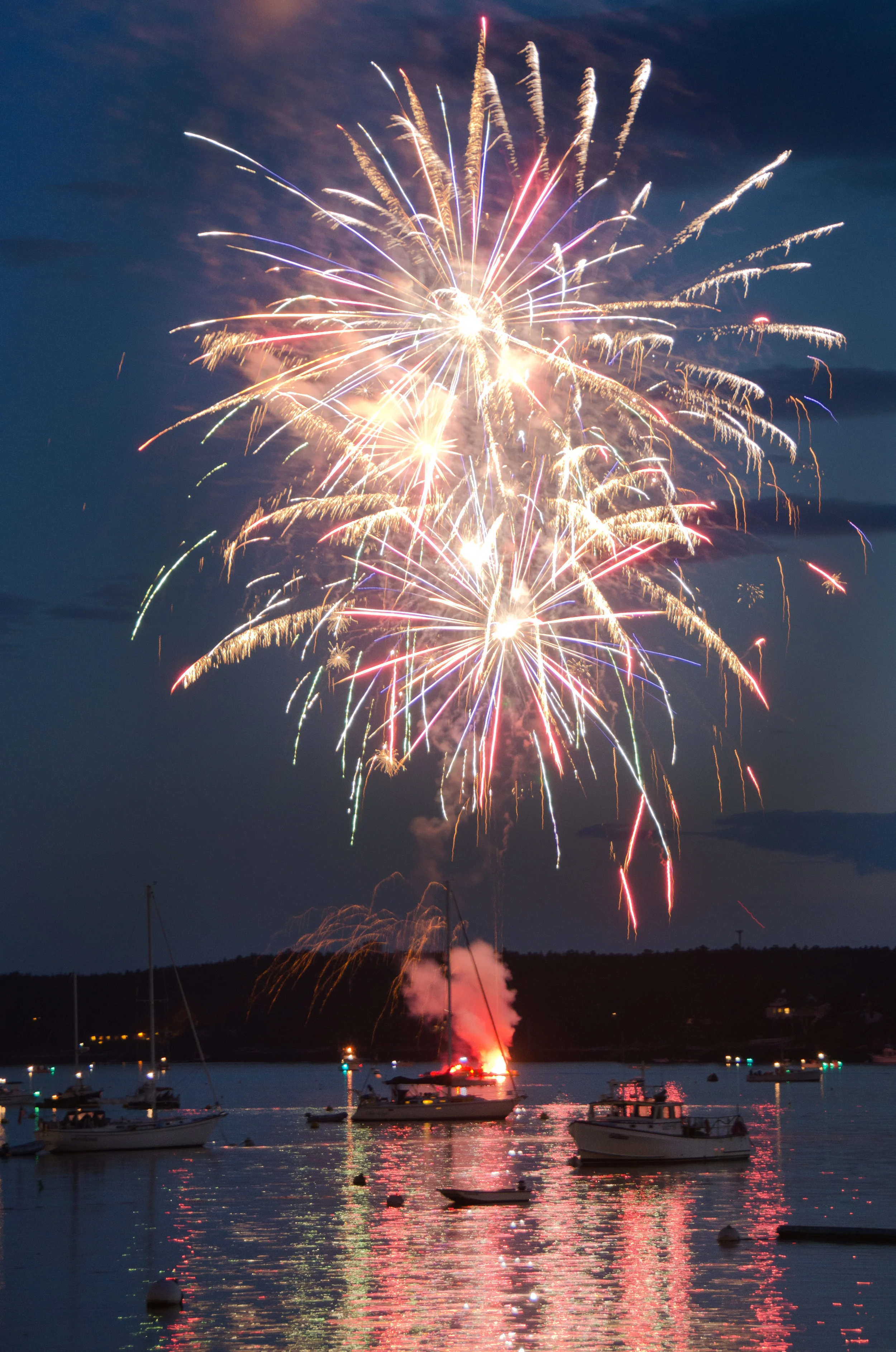 Fireworks over the Harbor