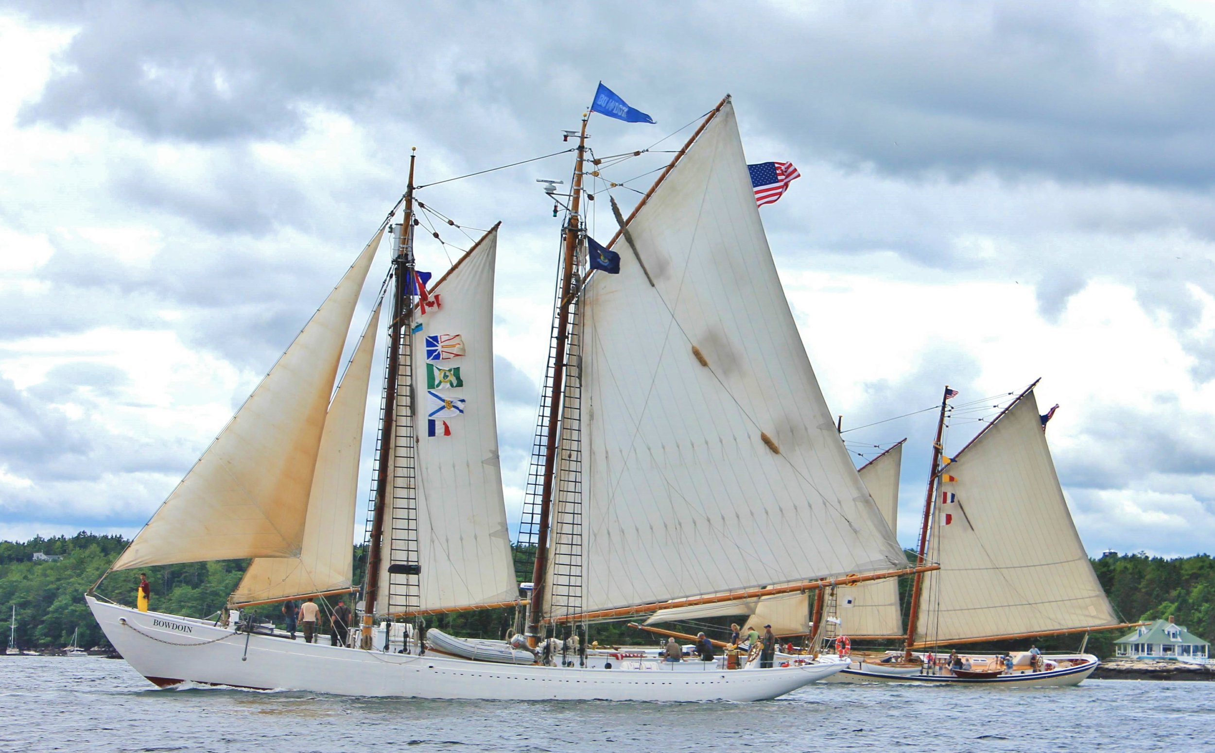 Schooners Bowdoin and Heritage